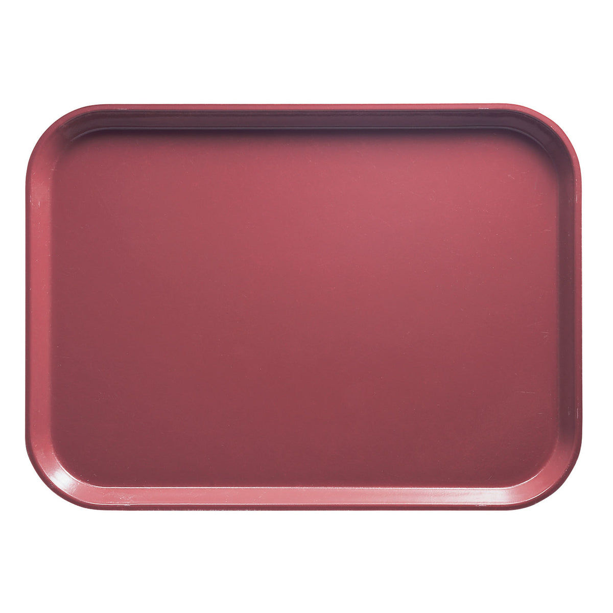 Cambro 1826410 Cafeteria Tray, 17-7/8" x 25-3/4", Fiberglass, Raspberry Pink, NSF, Dishwasher Safe — Case of 6 pieces