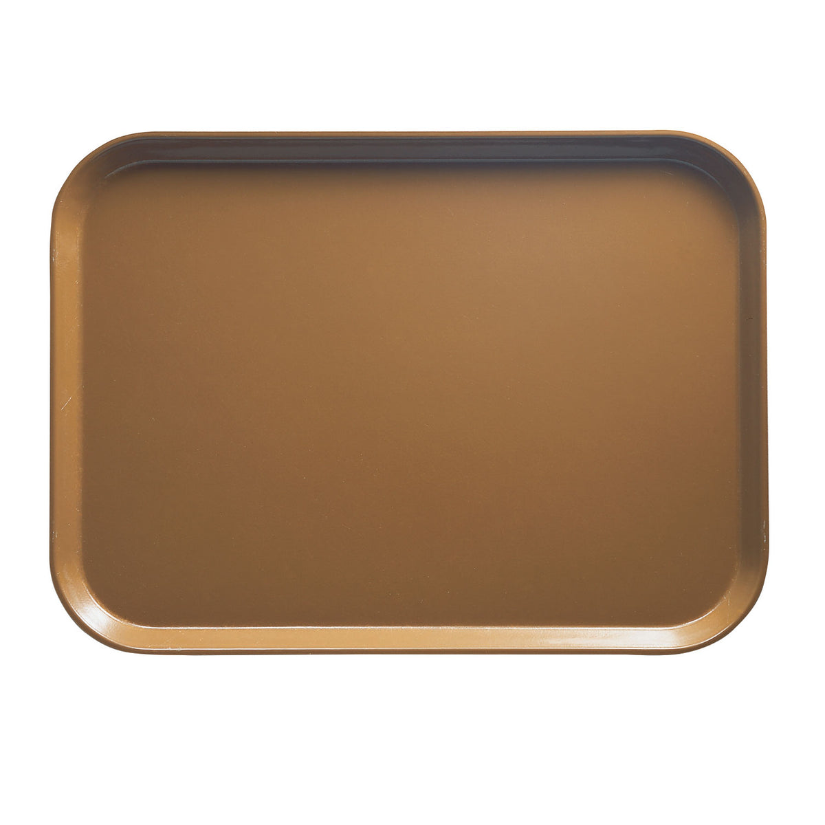 Cambro 1826508 Rectangular Tray, 17-7/8" x 25-3/4" Fiberglass, Suede Brown, NSF & Dishwasher Safe — Case of 6 pieces