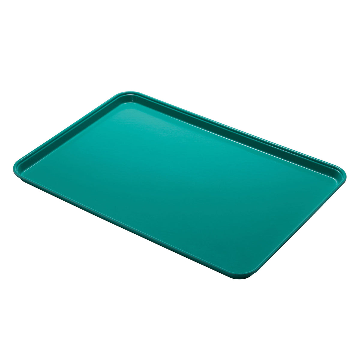 Cambro 1826CL162 Rectangular Tray, 17-7/8" x 25-3/4" Green Fiberglass, NSF Certified, Made in USA — Case of 12 pieces