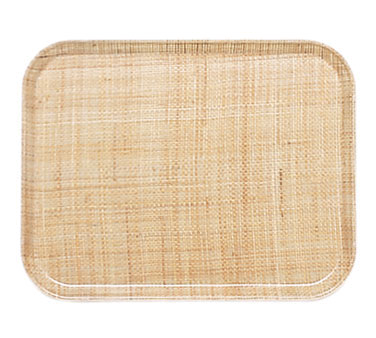 Cambro 2025204 Rectangular Tray, 20-3/4" x 25-9/16", Fiberglass, Wood Color, NSF Dishwasher Safe — Case of 6 pieces