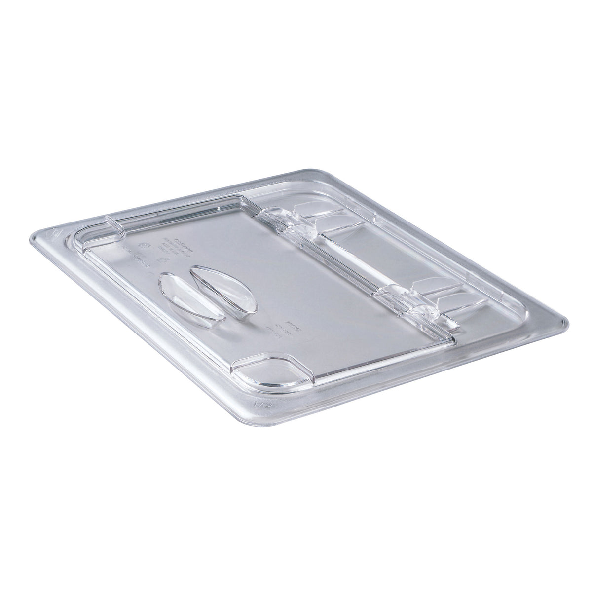 Cambro 20CWL135 FlipLid Food Pan Cover, 1/2-Size Clear Polycarbonate, NSF-Certified Hinged Lid — Case of 6 pieces