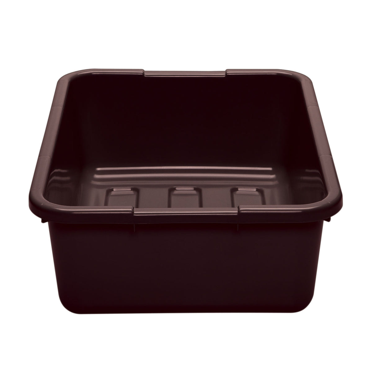 Cambro 21157CBP131 Cambox Bus Box, 15-3/16"L x 20-3/16"W x 6-15/16"D, 1-Compartment, Hi-Gloss Plastic, Dark Brown — Case of 12 pieces