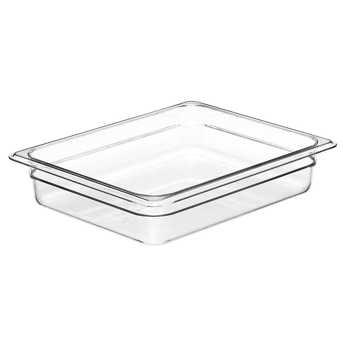 Cambro 22CW135 - Food Pan, 4.1 Qt Capacity, 2.5" Deep, 1/2 Size, Clear Polycarbonate, NSF Approved — Case of 6 pieces