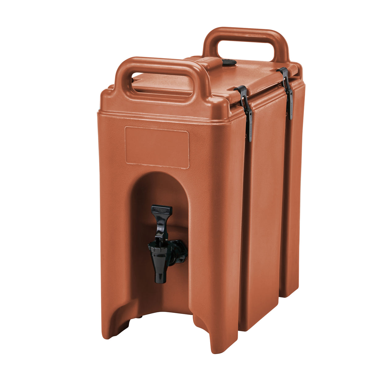 Cambro 250LCD402 Camtainer Beverage Dispenser, 2.5-Gallon Insulated Red 9" W x 16-1/2" D x 18⅜" H NSF