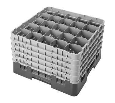 Cambro 25S1058416 Camrack Glass Rack, Full Size, 19-3/4 x 19-3/4, 25 Compartments, Cranberry Red, HACCP Compliant — Case of 2 pieces