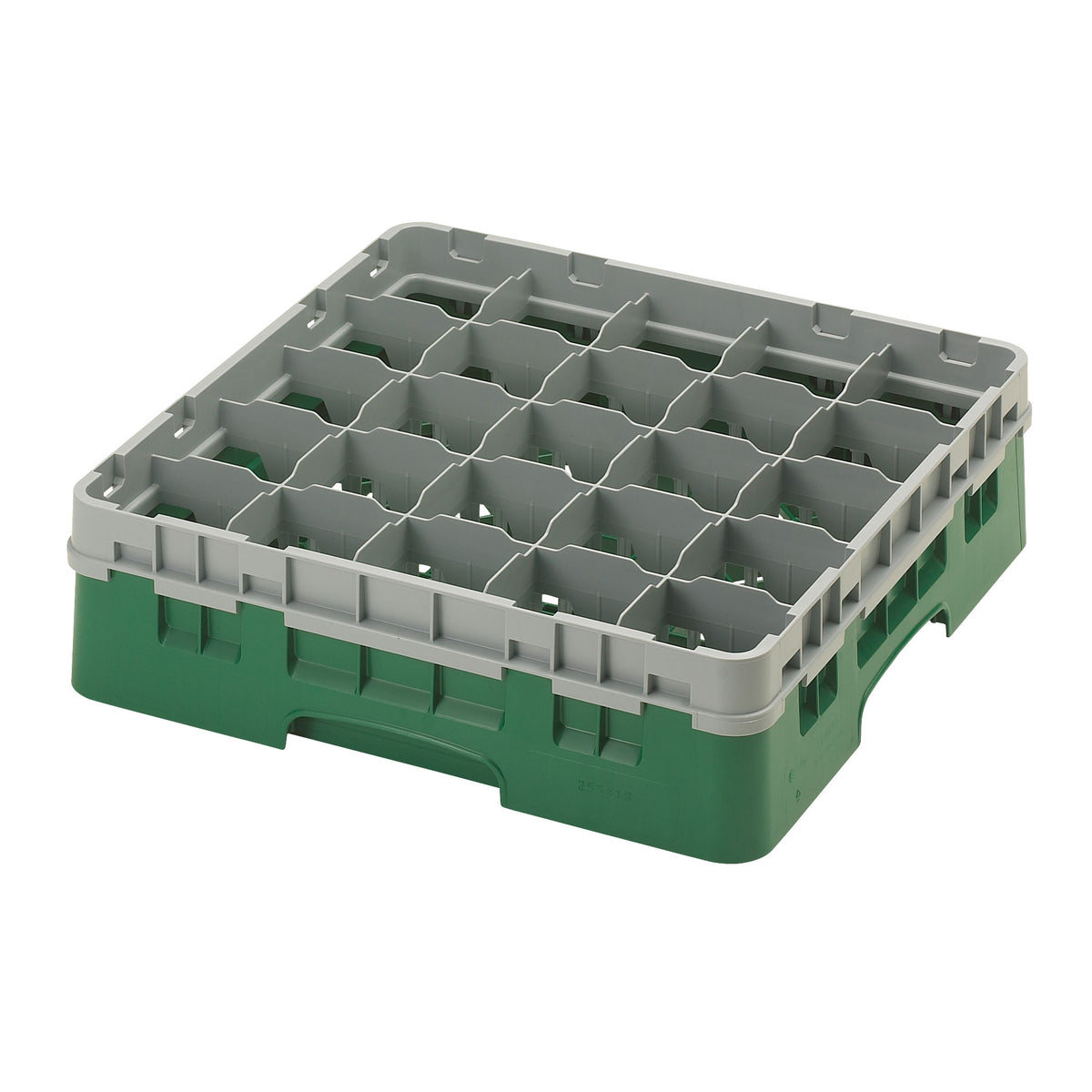Cambro 25S418119 Camrack Glass Rack, Sherwood Green, Full Size, 19-3/4 x 19-3/4, 25 Compartments — Case of 5 pieces