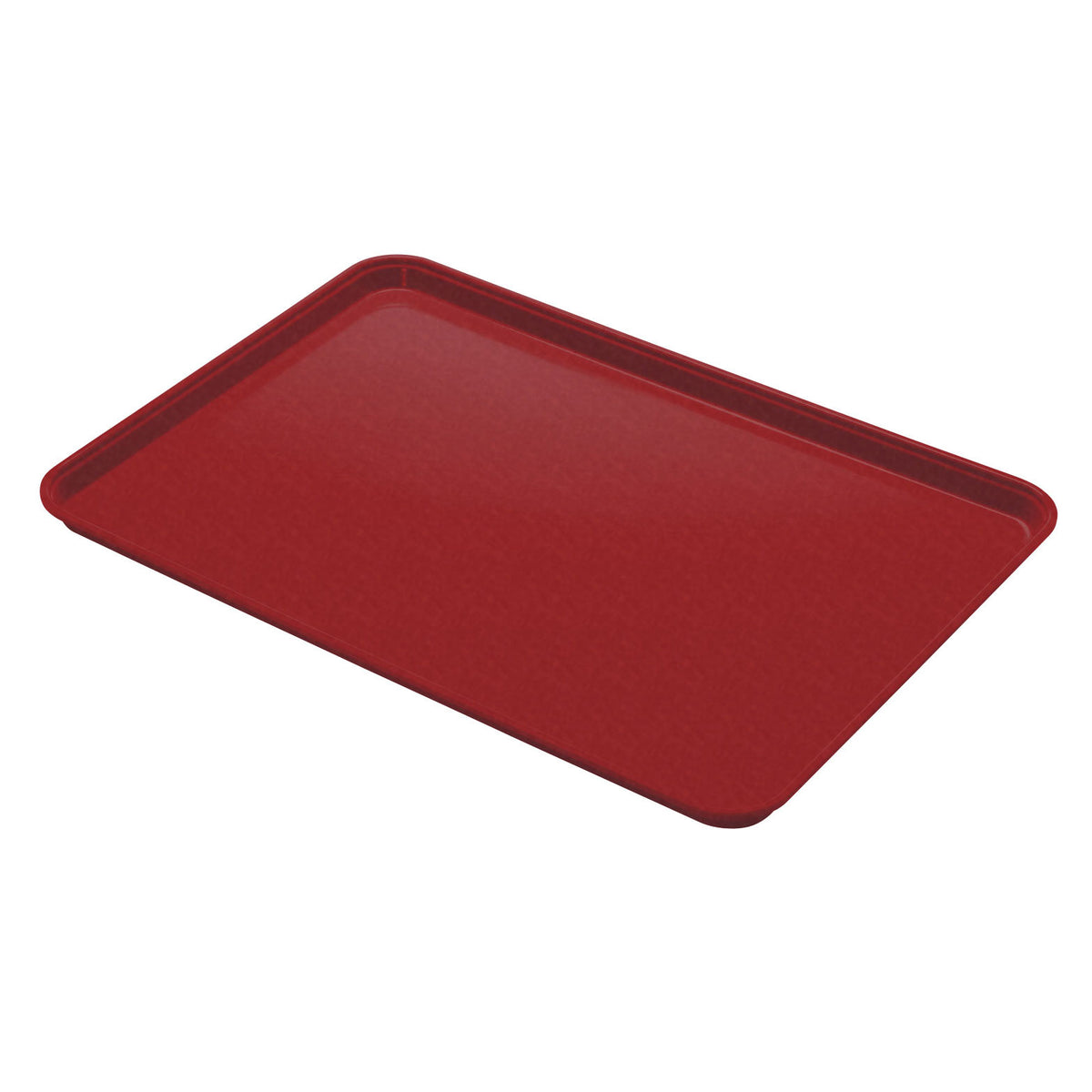 Cambro 3253CL675 Camlite Tray - 12-3/4" x 20-7/8" Red Fiberglass Rect, Dishwasher Safe, NSF, USA — Case of 12 pieces