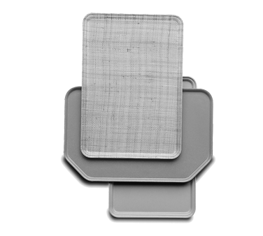 Cambro 3753538 Metric Tray – 37cm x 53cm Rectangular Fiberglass, Cottage White, NSF Certified — Case of 12 pieces