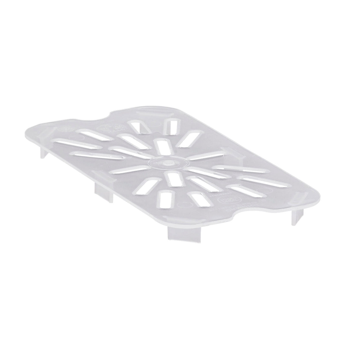 Cambro 40PPD190 Drain Shelf - 1/4 Size Clear PP Tray, Fits 42-, 44-, 46-PP Pans, NSF — Case of 6 pieces