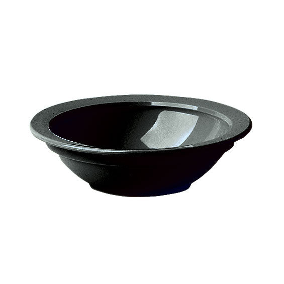 Cambro 45CW110 Camwear Bowl - 5 oz Black Polycarbonate, 4-5/8" Dia x 1-5/16" H, Scratch-Resistant — Case of 48 pieces