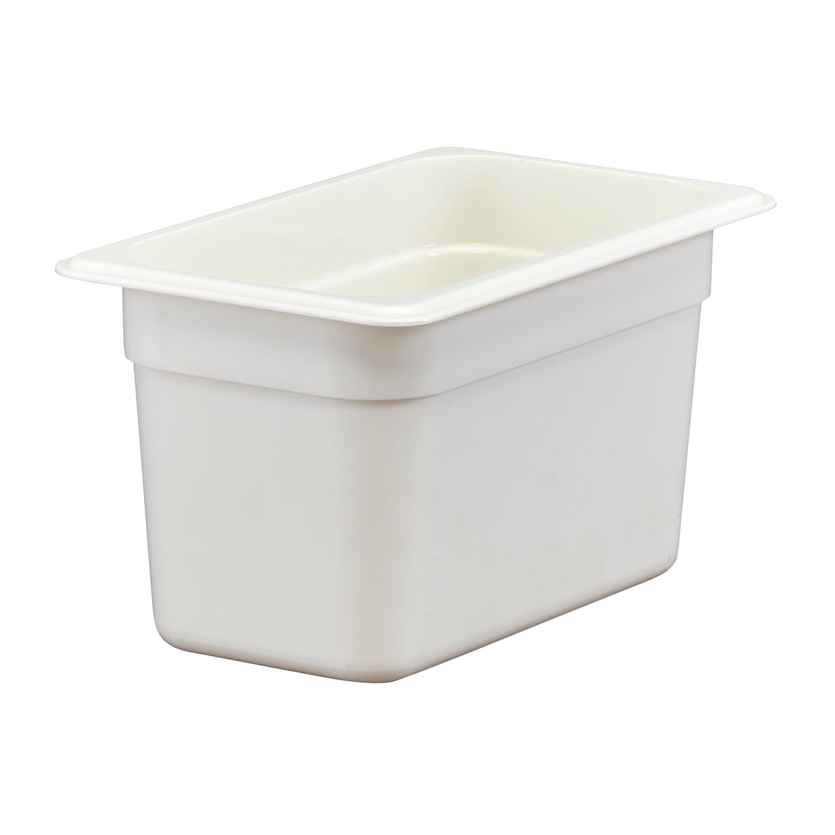 Cambro 46CW148 Food Pan, 3.9 Qt 1/4 Size, 6" Deep Polycarbonate White, NSF — Case of 6 pieces