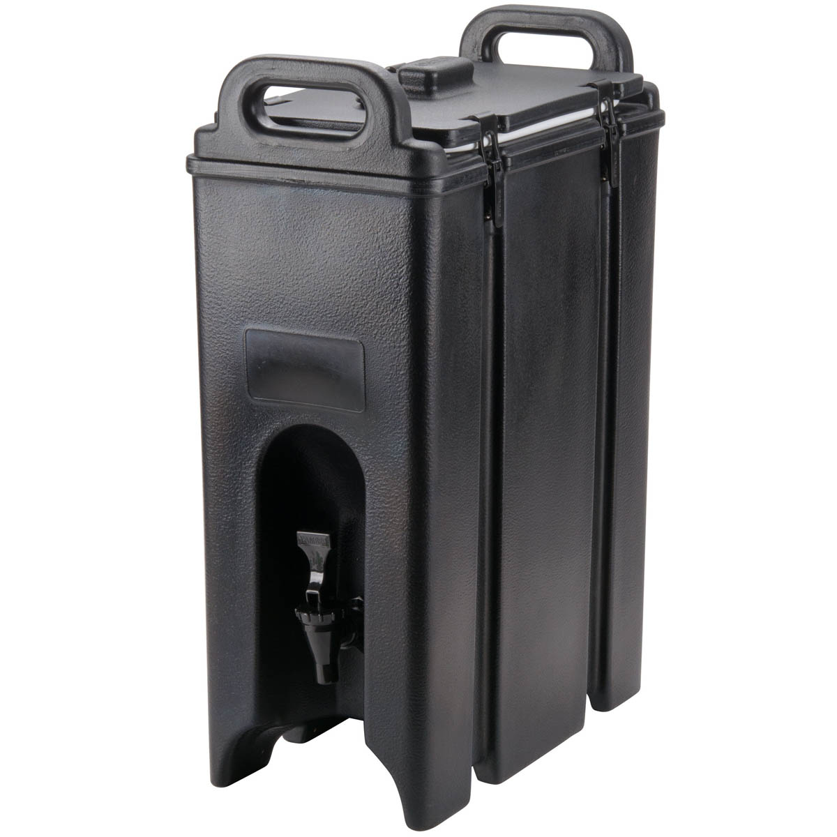 Cambro 500LCD110 Camtainer Beverage Carrier - 4-3/4-Gallon Insulated Black, 9"W x 16"D x 24"H, NSF
