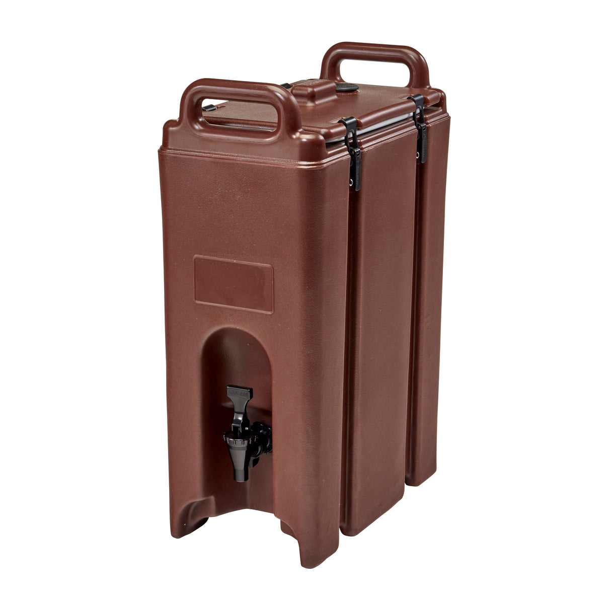Cambro 500LCD131 Camtainer - 4-3/4-Gallon Insulated Plastic, Dark Brown, 9"W x 16-1/2"D x 24-1/4"H, NSF