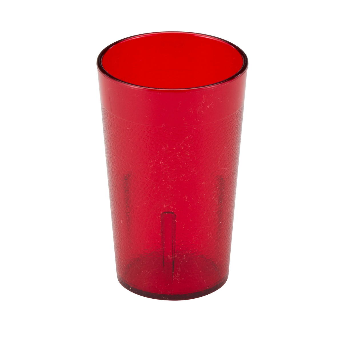 Cambro 500P156 5-oz Ruby Red Textured SAN Tumbler, 2-1/4" Top, Sani-Rim Lip, Impact - 72/Case — Case of 72 pieces