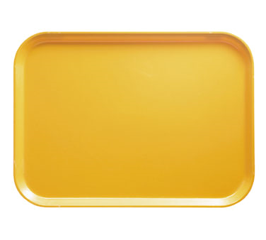 Cambro 57171 Rectangular Tray, 4-15/16" x 6-15/96" Fiberglass, Tuscan Gold, Dishwasher Safe — Case of 12 pieces