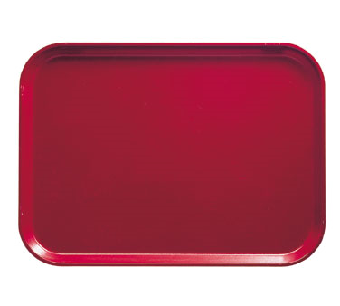Cambro 57221 Ever Red Rectangular Camtray Tray, 4" x 6" Fiberglass, NSF, Dishwasher Safe — Case of 12 pieces