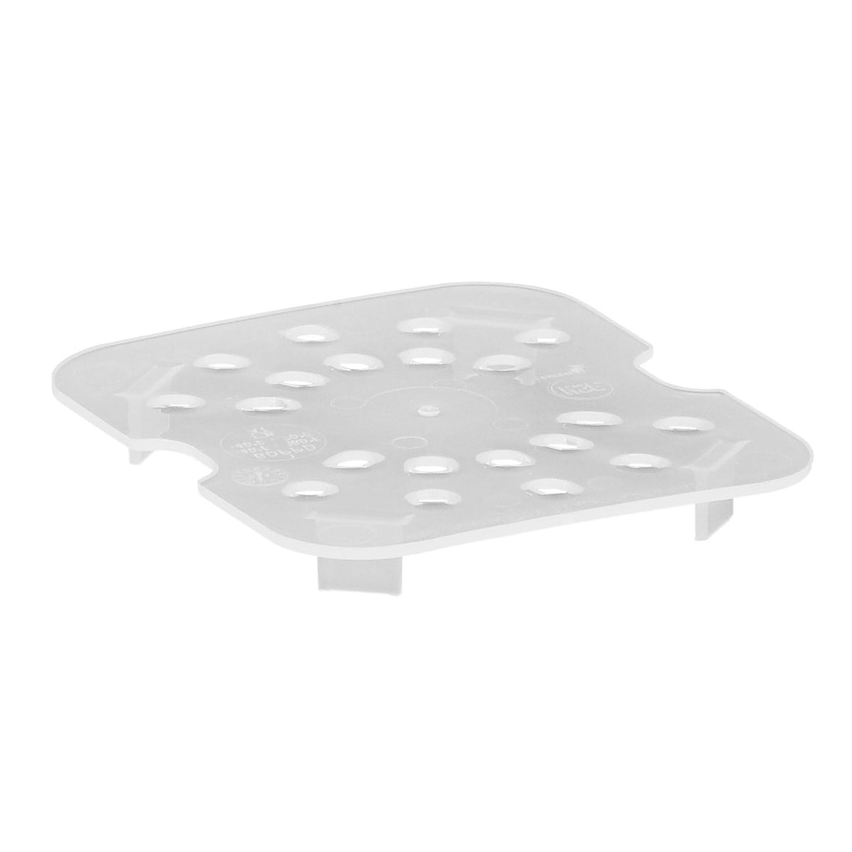 Cambro 60PPD190 Drain Shelf - 1/6 Size, Fits 62/64/66PP, Translucent Polypropylene, NSF-Approved — Case of 6 pieces