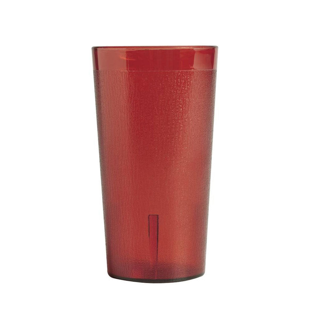 Cambro 800P2156 Colorware Tumbler, 7.8 oz, 2-5/8″ Dia, SAN, Ruby Red, Dishwasher Safe - 24/Case — Case of 24 pieces