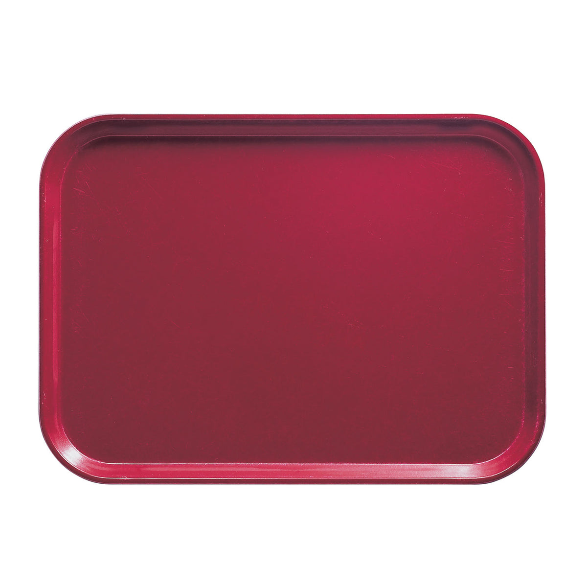 Cambro 810505 Camtray Rectangular Tray, 8" x 9-7/8" Fiberglass, Cherry Red, NSF, Dishwasher Safe — Case of 12 pieces