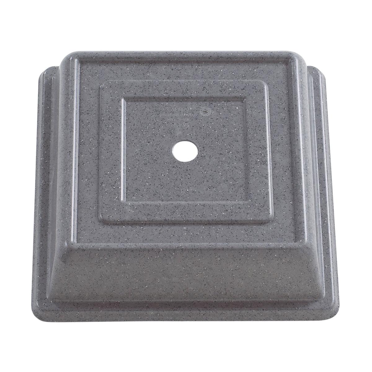 Cambro 85SFVS191 Versa Camcover Plate Cover, 8.6" Square, Fiberglass Gray, NSF Certified, USA Made — Case of 12 pieces