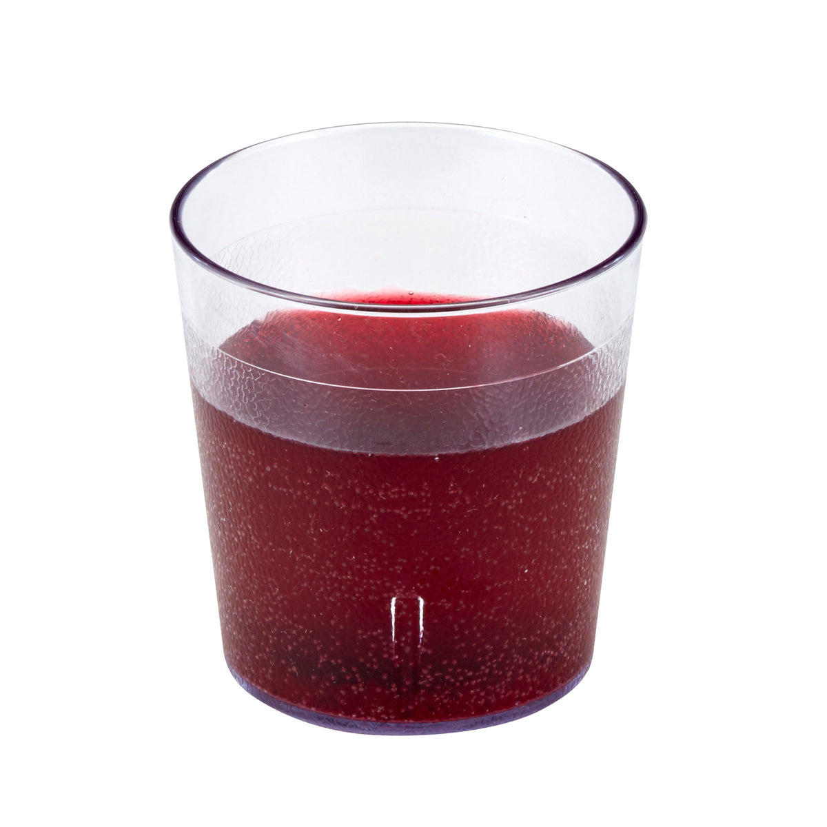 Cambro 900P152 - 9.7 Oz Clear Textured SAN Tumbler, 3-3/16" Top Dia, Dishwasher Safe - 72/Case — Case of 72 pieces