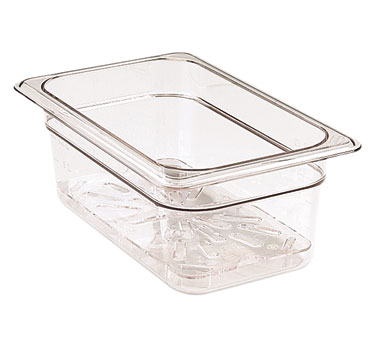 Cambro 90CWD135 Drain Shelf - 1/9 Size Clear Polycarbonate Pan, NSF, Fits 92CW & 94CW — Case of 6 pieces