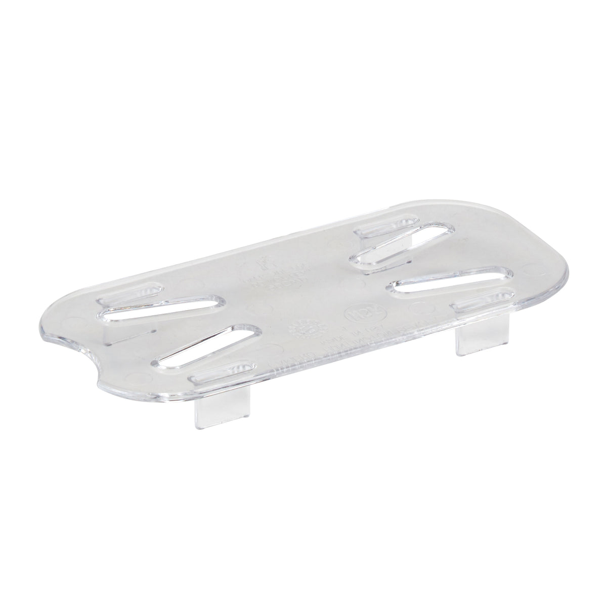 Cambro 90CWD135 Drain Shelf - 1/9 Size Clear Polycarbonate Pan, NSF, Fits 92CW & 94CW — Case of 6 pieces