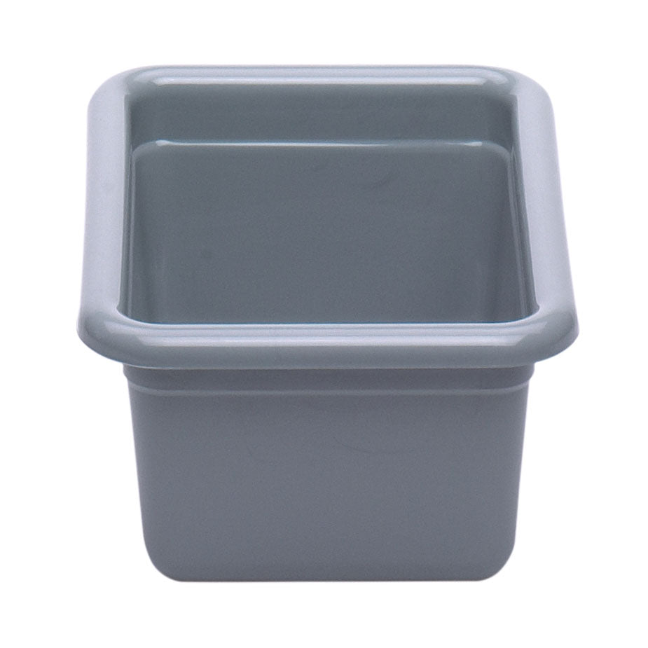 Cambro 912CBP180 Light Gray 9x12 Inch 1-Compartment Utility Box, Hi-Gloss Plastic — Case of 12 pieces