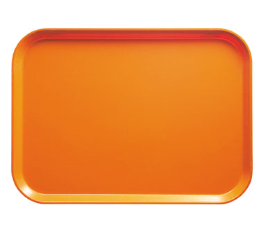 Cambro 915222 Camtray Rectangular Tray, 8-3/4" x 15" Fiberglass, Orange, Dishwasher Safe, NSF — Case of 12 pieces