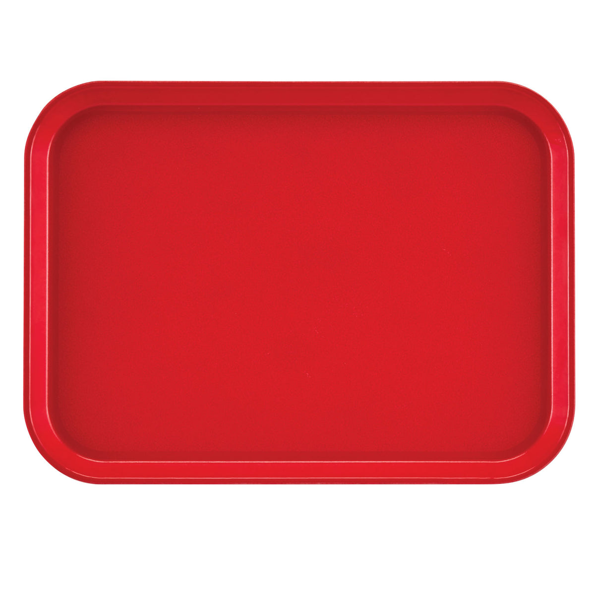 Cambro 915521 Camtray Rectangular Tray, 8-3/4" x 15" Fiberglass, Red, NSF, Dishwasher Safe — Case of 12 pieces