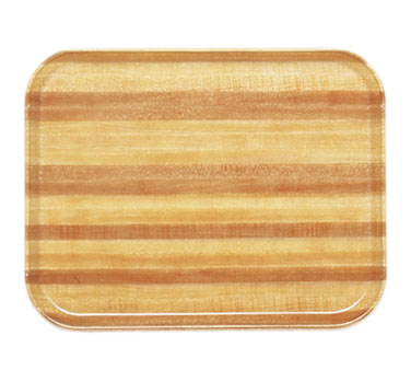 Cambro 926303 Rectangular Tray, 8-7/8" x 25-9/16" x 1", Fiberglass, Wood Color, NSF, Dishwasher Safe — Case of 12 pieces