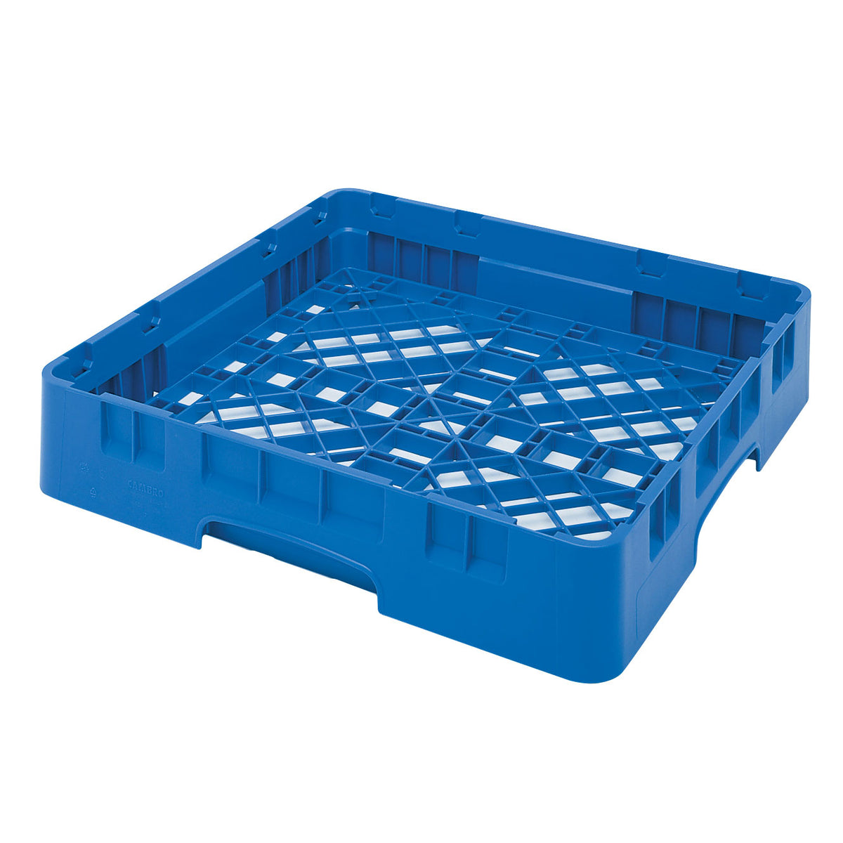Cambro BR258168 Camrack Base Rack, Full Size, 1 Compartment, 19-3/4" x 19-3/4" Inside Rack Height, Polypropylene, Blue, NSF Certified — Case of 6 pieces
