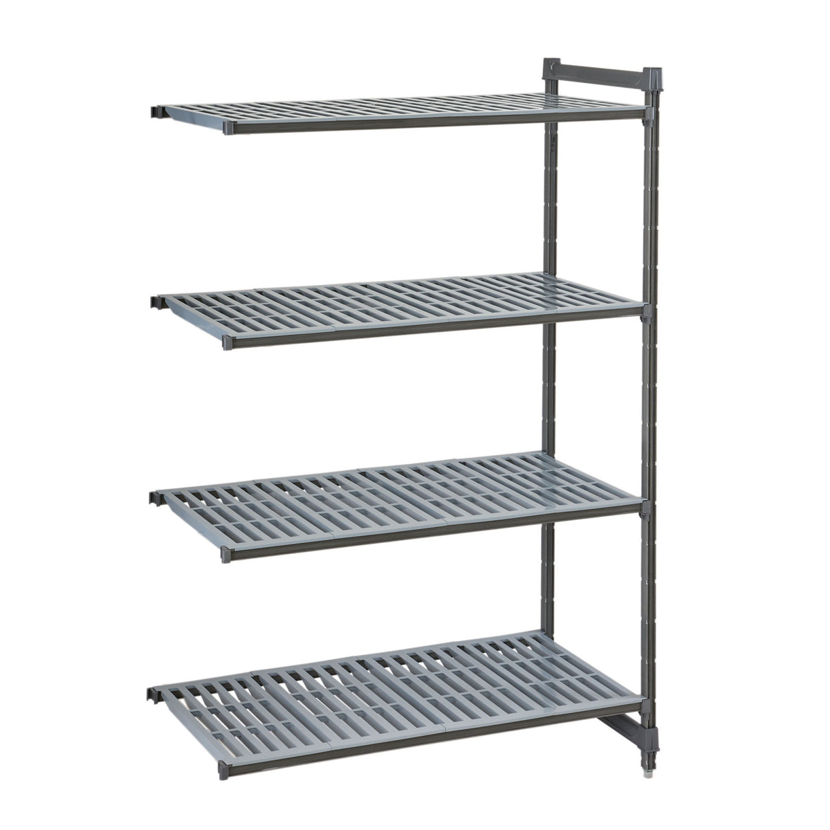 Cambro CBA213664V4580 Camshelving Basics Plus Vented 4-Shelf Add-On Unit - 21" x 36" x 64"