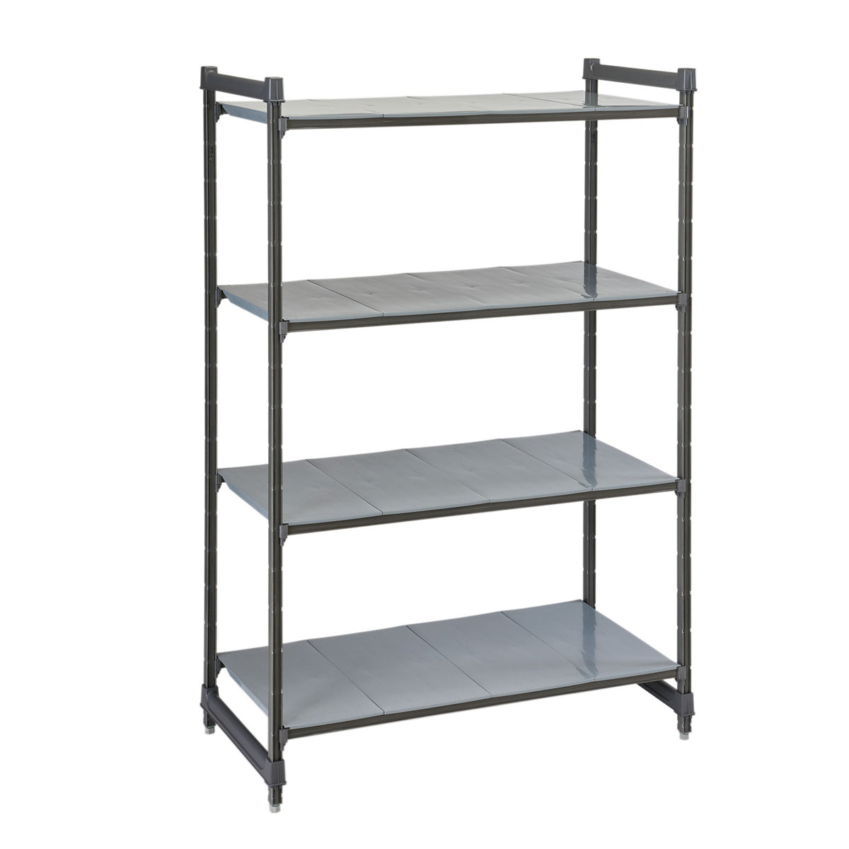 Cambro CBU184272S4580 Camshelving Basics Plus 4-Shelf Stationary Starter Unit - 18" x 42" x 72"