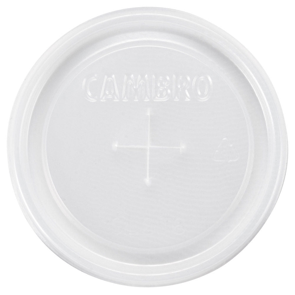 Cambro CLST6190 CamLid Lids, Fits Lido Tumbler #LDT6, Translucent - 1000/Case