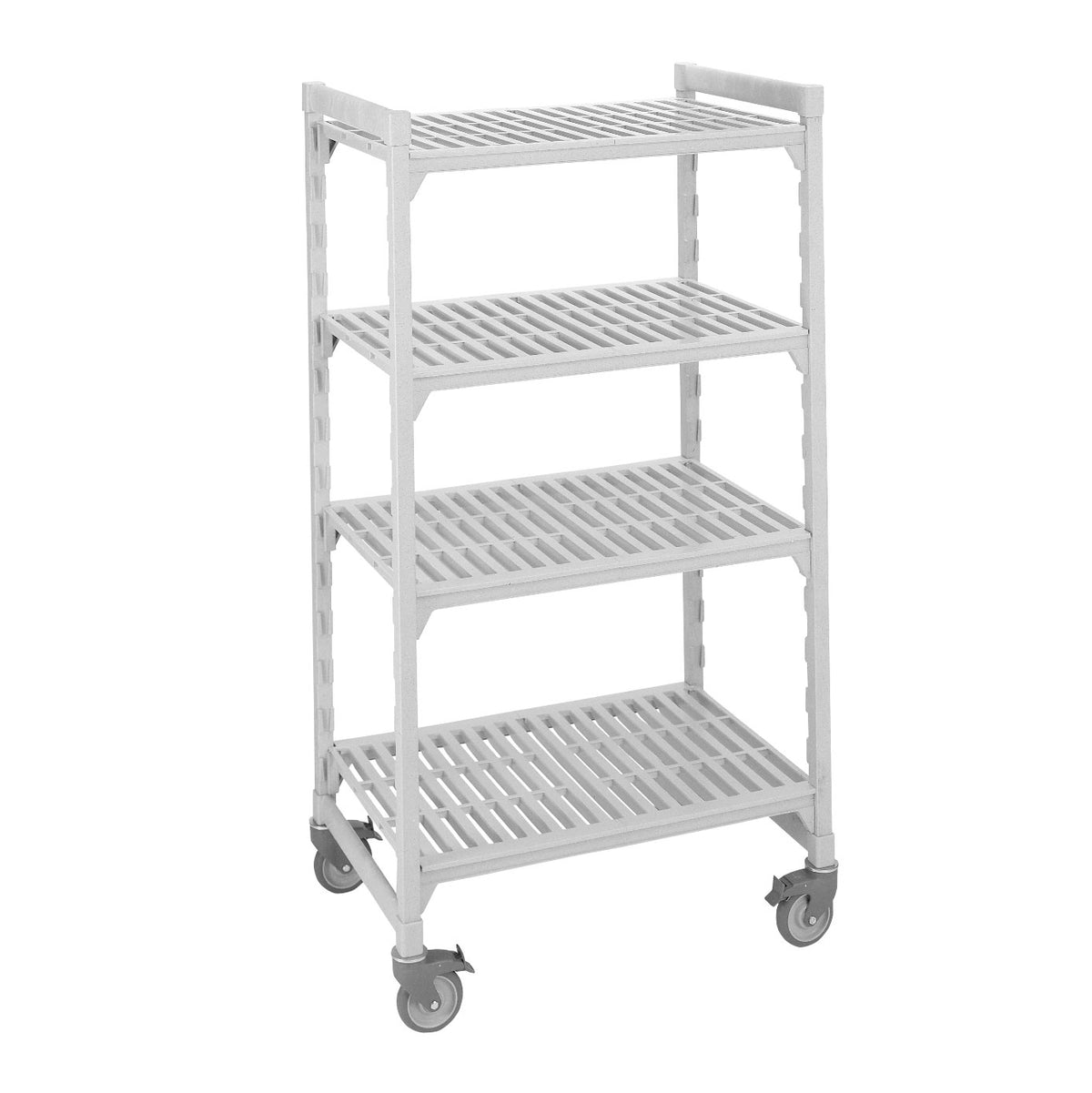 Cambro CPHU213667V4480 Camshelving Premium 4-Shelf Vented Mobile Starter Unit - 21" x 36" x 67"