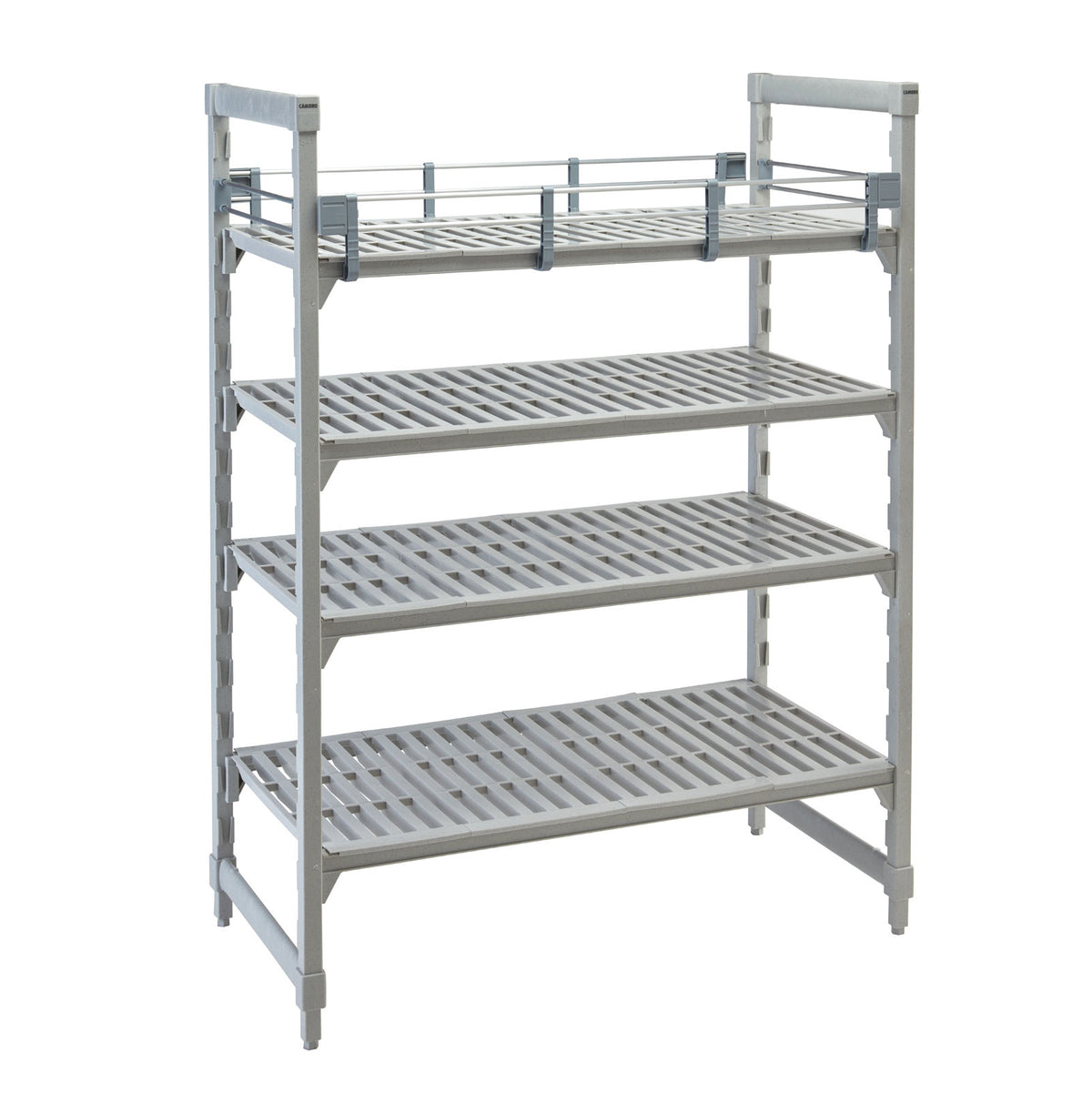 Cambro CPR2436151 Camshelving Premium Full Shelf Rail Kit 24"W x 36"L x 4-1/4"H Soft Gray Polypropylene