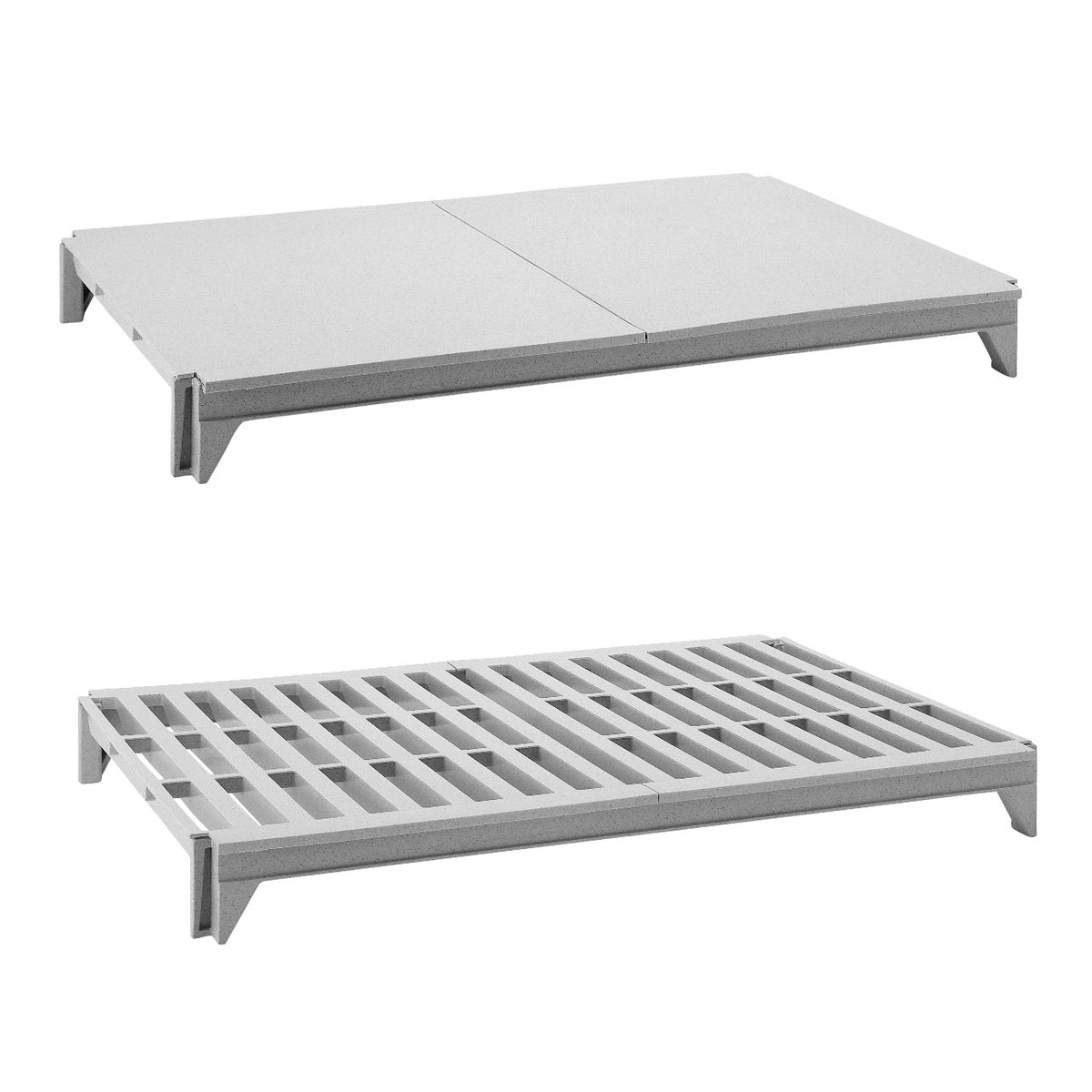 Cambro CPSK2436VS5480 Camshelving Premium Shelf Plate Kit w/ 1 Solid and 4 Vented Shelves - 24"W x 36"L