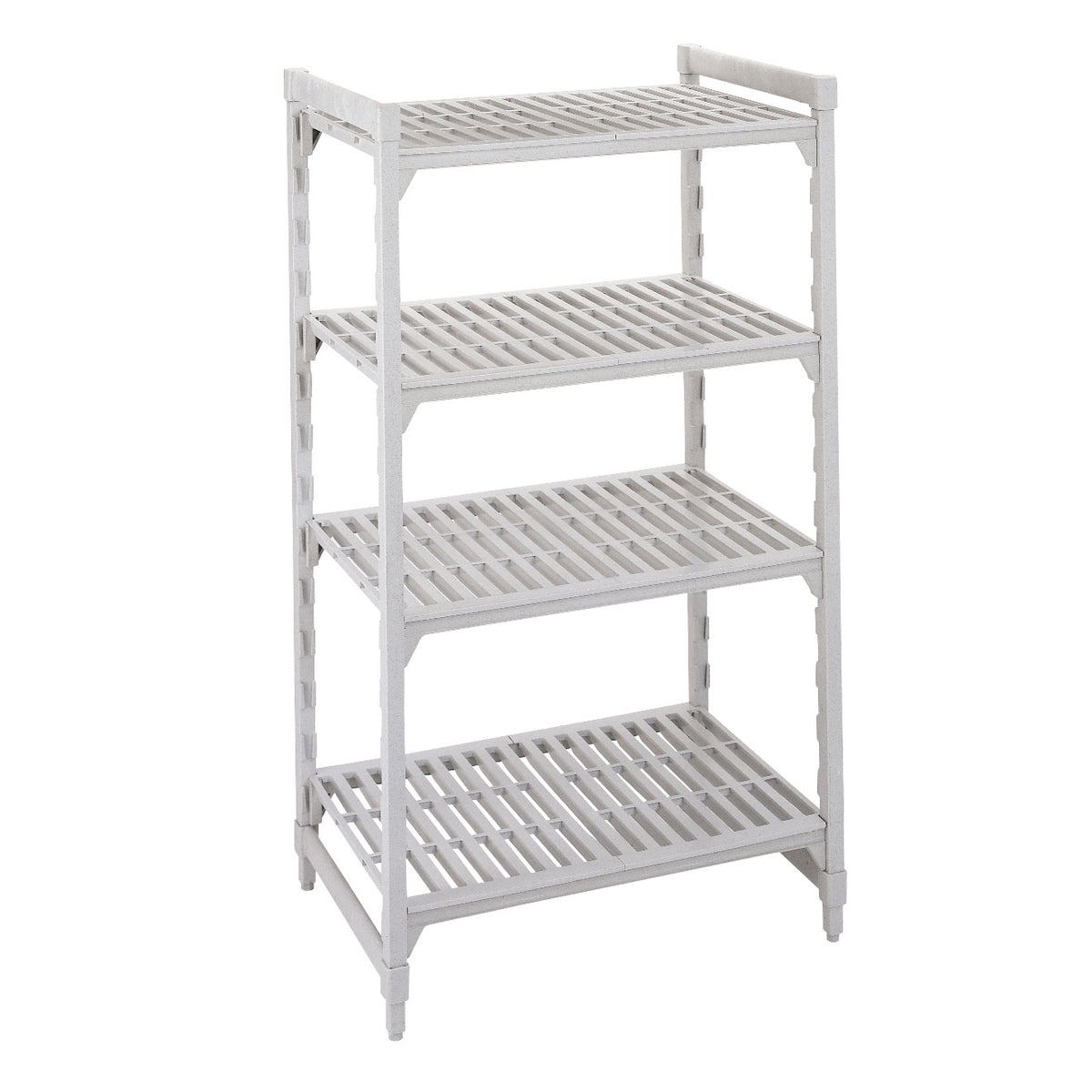 Cambro CPU243072V4480 Camshelving Premium Vented 4-Shelf Starter Shelving Unit - 24" x 30" x 72"
