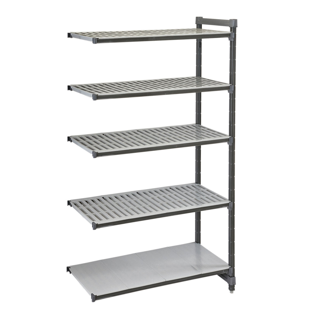 Cambro EXA242484VS5480 Camshelving Elements 5-Shelf Stationary Add-On Unit - 24"W x 24"L x 84"H