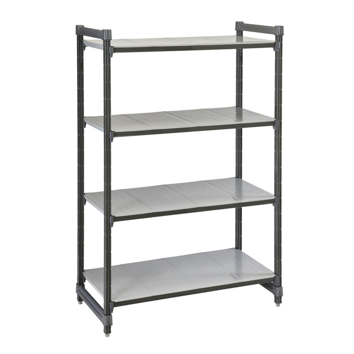 Cambro EXU216064S4480 Camshelving Elements 4 Shelves Solid Starter Unit - 21'' x 60'' x 64''
