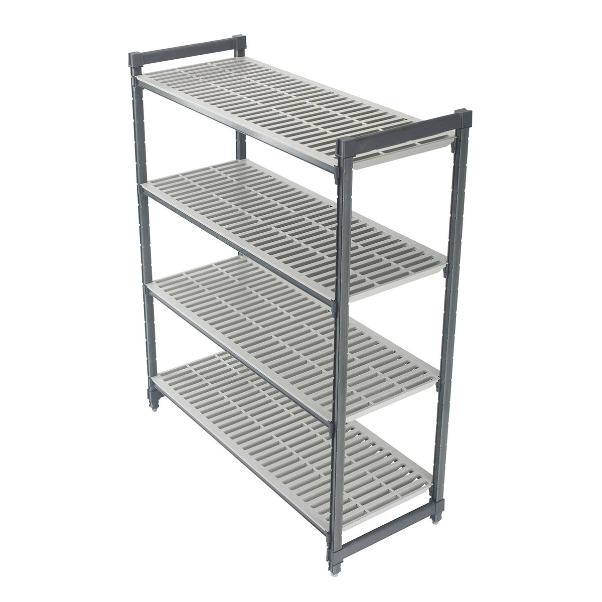 Cambro EXU247272V4480 Camshelving Elements 4-Shelf Vented Starter Shelving Unit - 24'' x 72'' x 72''