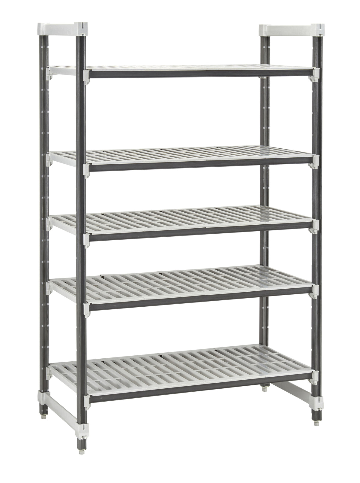 Cambro EXU213672V5480 Camshelving Elements XTRA 5-Shelf Vented Starter Shelving Unit - 21'' x 36'' x 72''