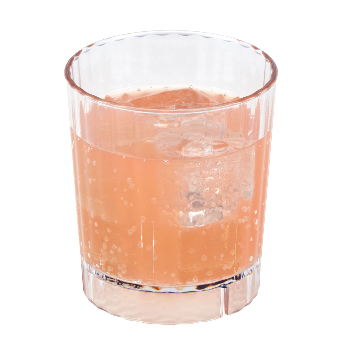 Cambro HT12CW135 - 12 oz Tumbler, 3-3/8" Top Dia, Fluted Clear PC, Stacking Lugs, USA Made — Case of 36 pieces