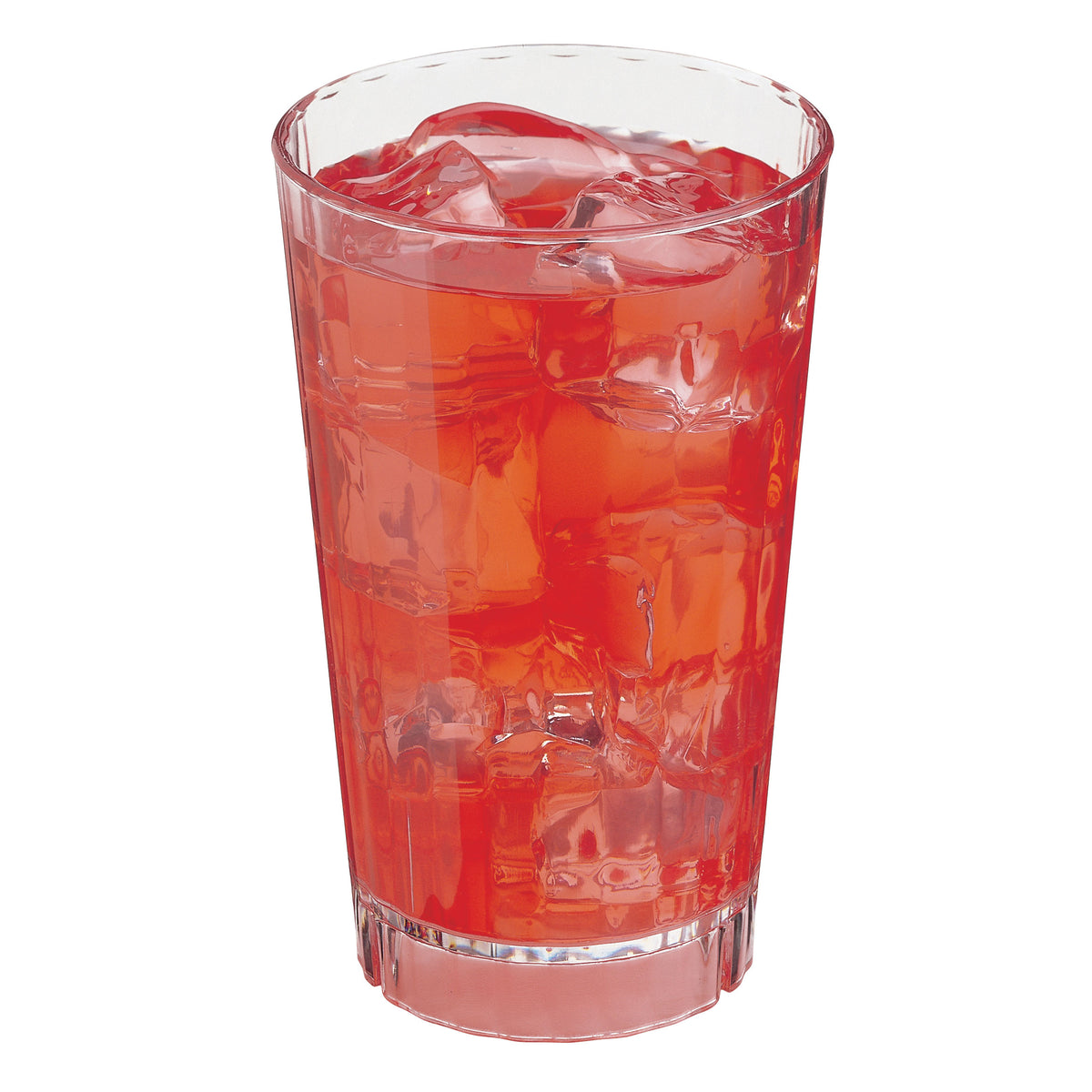 Cambro HT5CW135 - 5 Oz Clear Fluted Polycarbonate Tumbler, Top Dia 2-11/32″, Stacking Lugs — Case of 36 pieces