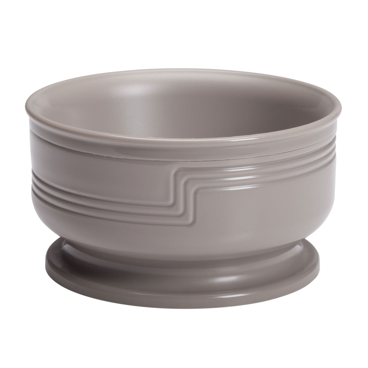 Cambro MDSB9457 Shoreline Plastic Bowl, 9 Oz, 4-3⁄8" Dia x 2-2⁄5" H, Gray PP, Dishwasher Safe — Case of 48 pieces