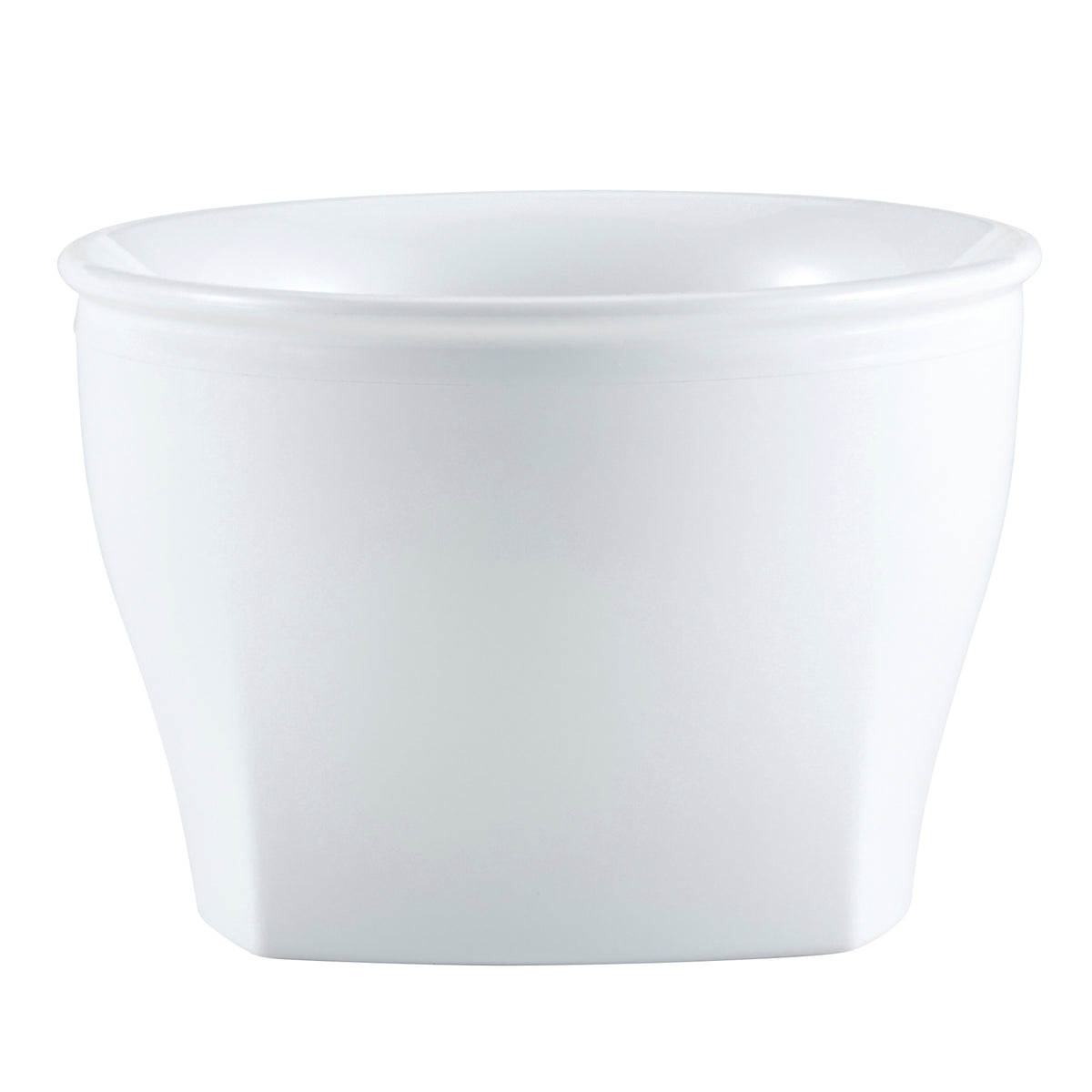 Cambro MDSHB5148 Plastic Bowl, 5 oz, 3-1/2" Dia x 2.4" H, White Polypropylene, NSF Certified — Case of 48 pieces