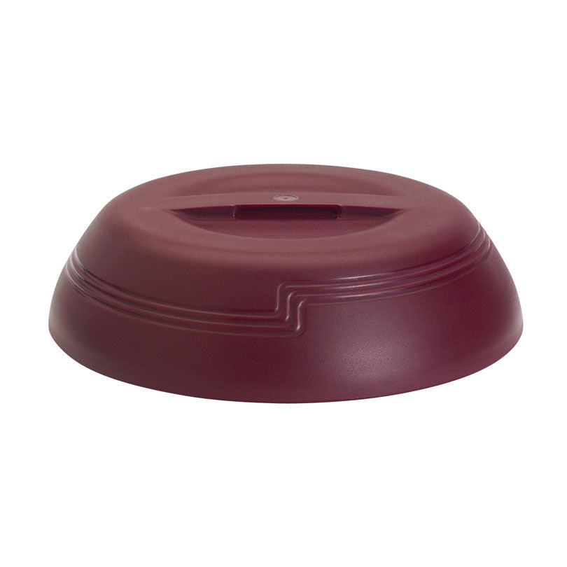 Cambro MDSLD9487 Insulated Dome, Low-Profile 2-3/4" H, Fits 9" Plate, 10-1/4" OD, Red Polypropylene — Case of 12 pieces