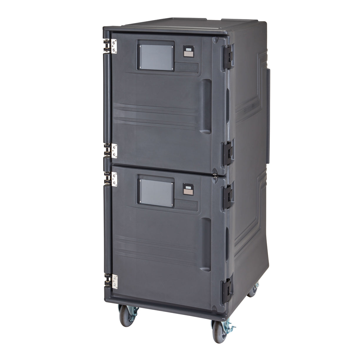 Cambro PCUHH615 Pro Cart Ultra Hot Food Pan Carrier - Gray, Front Loading, Electric