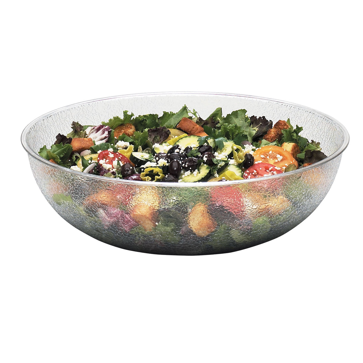 Cambro PSB15176 - 15" Clear Polycarbonate Bowl, 11.2 Qt, Break-Resistant, NSF Certified — Case of 4 pieces